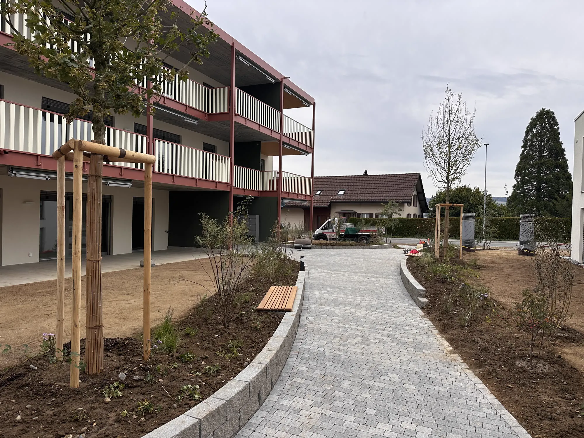 Seeluft Boniswil — Weg durch die Umgebung